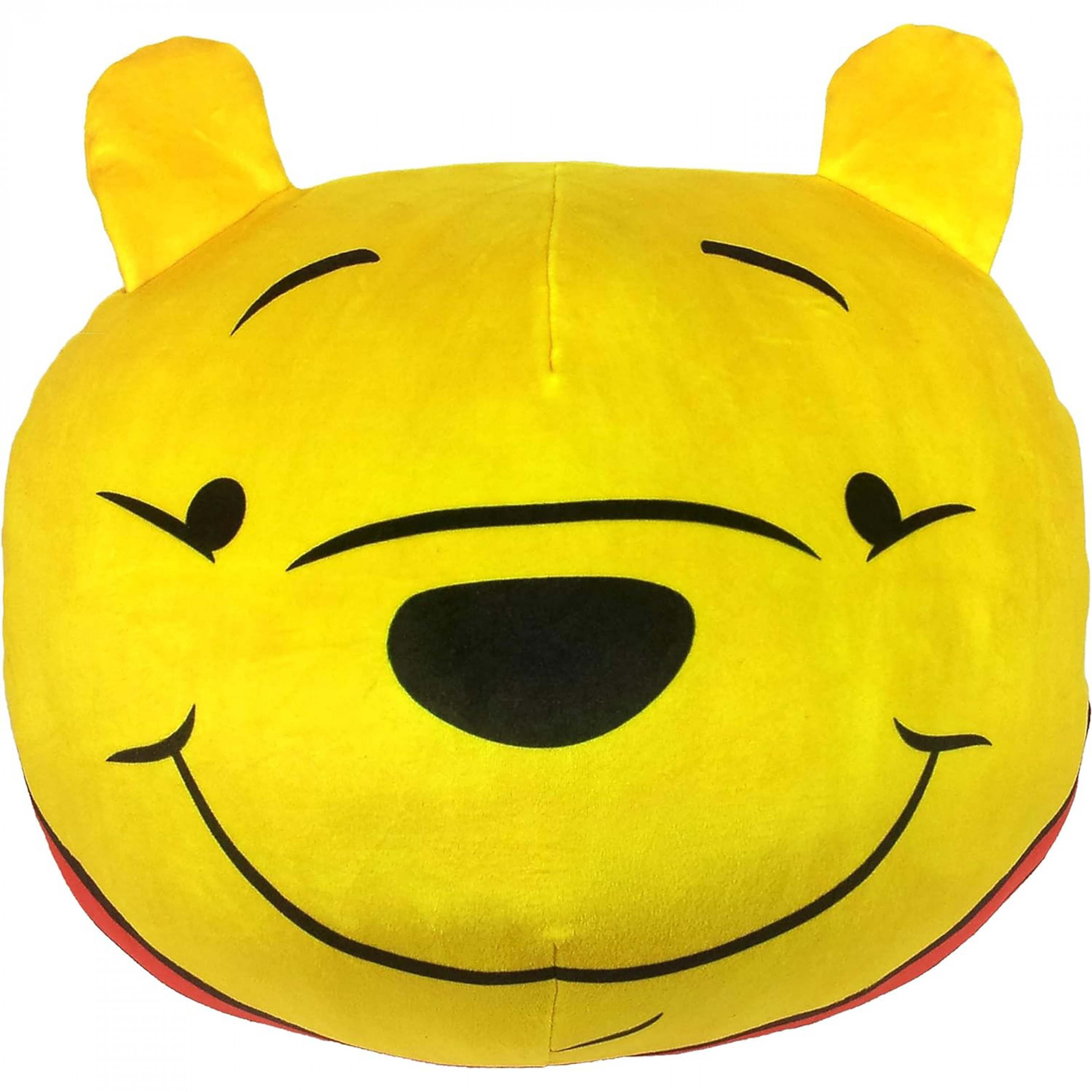Winnie The Pooh Happy Face 11" Round Cloud Pillow